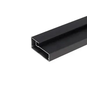 Профиль рамочный алюминиевый на фасады (Черный)