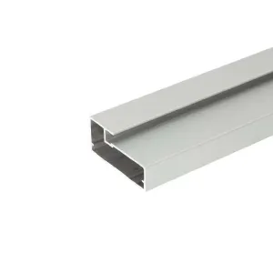 Профиль рамочный алюминиевый на фасады (Серебро)