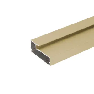 Профиль рамочный алюминиевый на фасады (Золото) 6м