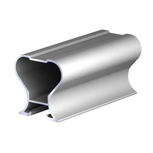 Вертикальный профиль для шкафа купе Ручка симметричная Н-образная (Черный, Серебро, Золото) 5м, 5,4м